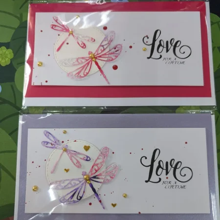 Valentines Day / Anniversary Cards with 3D Embellishments (Blank Inside) - Handmade In Sri Lanka
