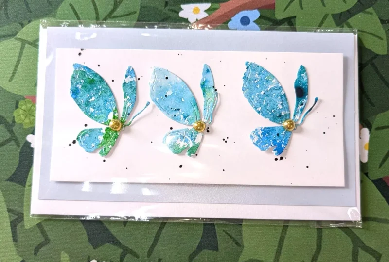 Any Occasion Cards with 3D Embellishments (Blank Inside) - Handmade In Sri Lanka