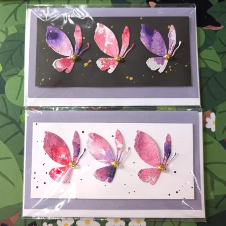 Any Occasion Cards with 3D Embellishments (Blank Inside) - Handmade In Sri Lanka