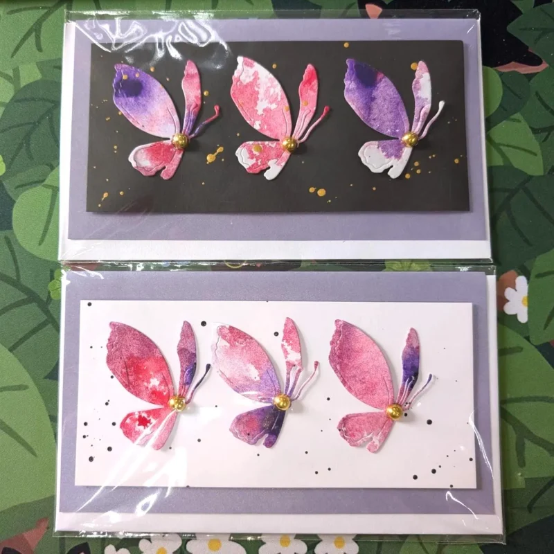 Any Occasion Cards with 3D Embellishments (Blank Inside) - Handmade In Sri Lanka