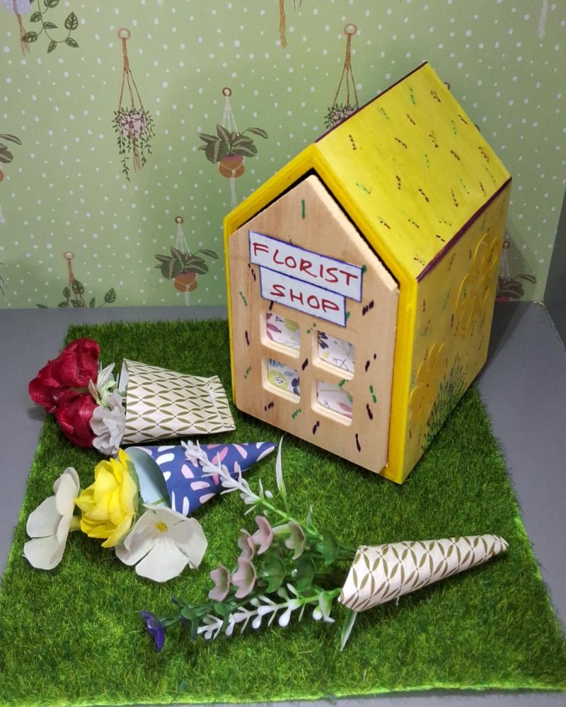Handmade Decorative Florist Shop with a Selection of Artificial Floral Bouquets (Copy)