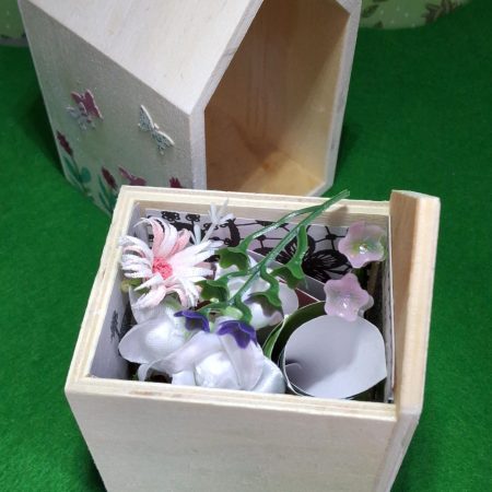 Handmade Decorative Florist Shop with a Selection of Artificial Floral Bouquets