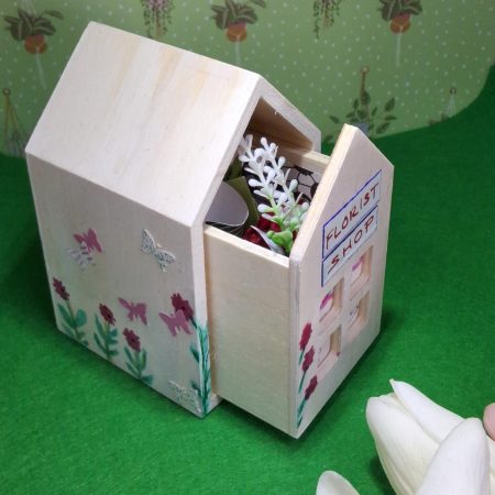 Handmade Decorative Florist Shop with a Selection of Artificial Floral Bouquets