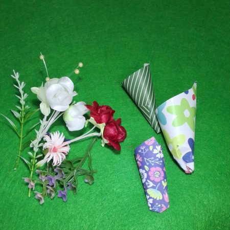 Handmade Decorative Florist Shop with a Selection of Artificial Floral Bouquets