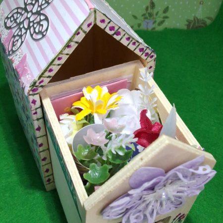 Handmade Decorative Florist Shop with a Selection of Artificial Floral Bouquets