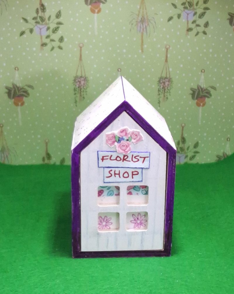Handmade Decorative Florist Shop with a Selection of Artificial Floral Bouquets