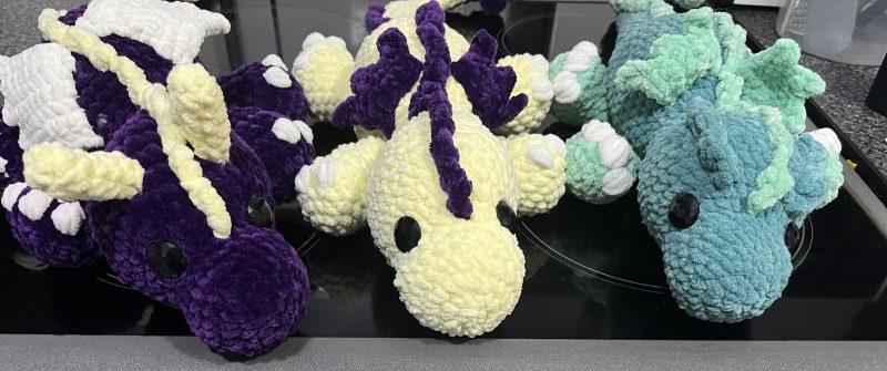 soft Dragon plushies