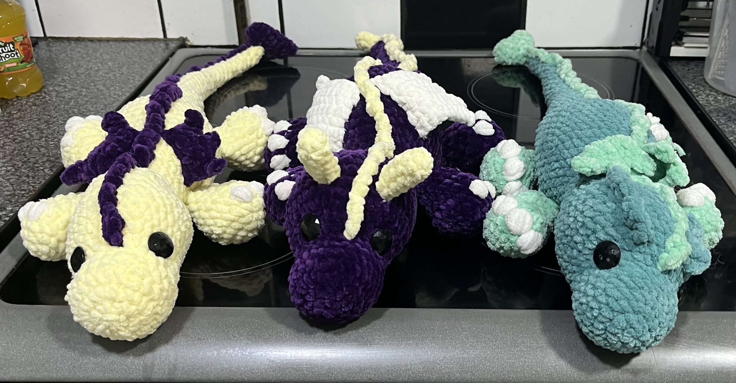 soft Dragon plushies