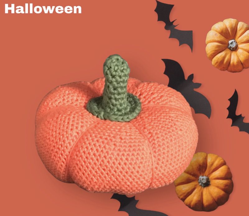 Crochet Halloween Pumpkin Decorations