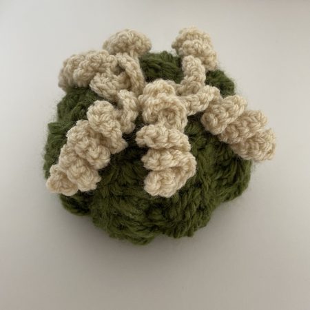 Hand crocheted Pumpkin coaster set