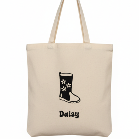 Personalised Canvas Tote Shopping Bag