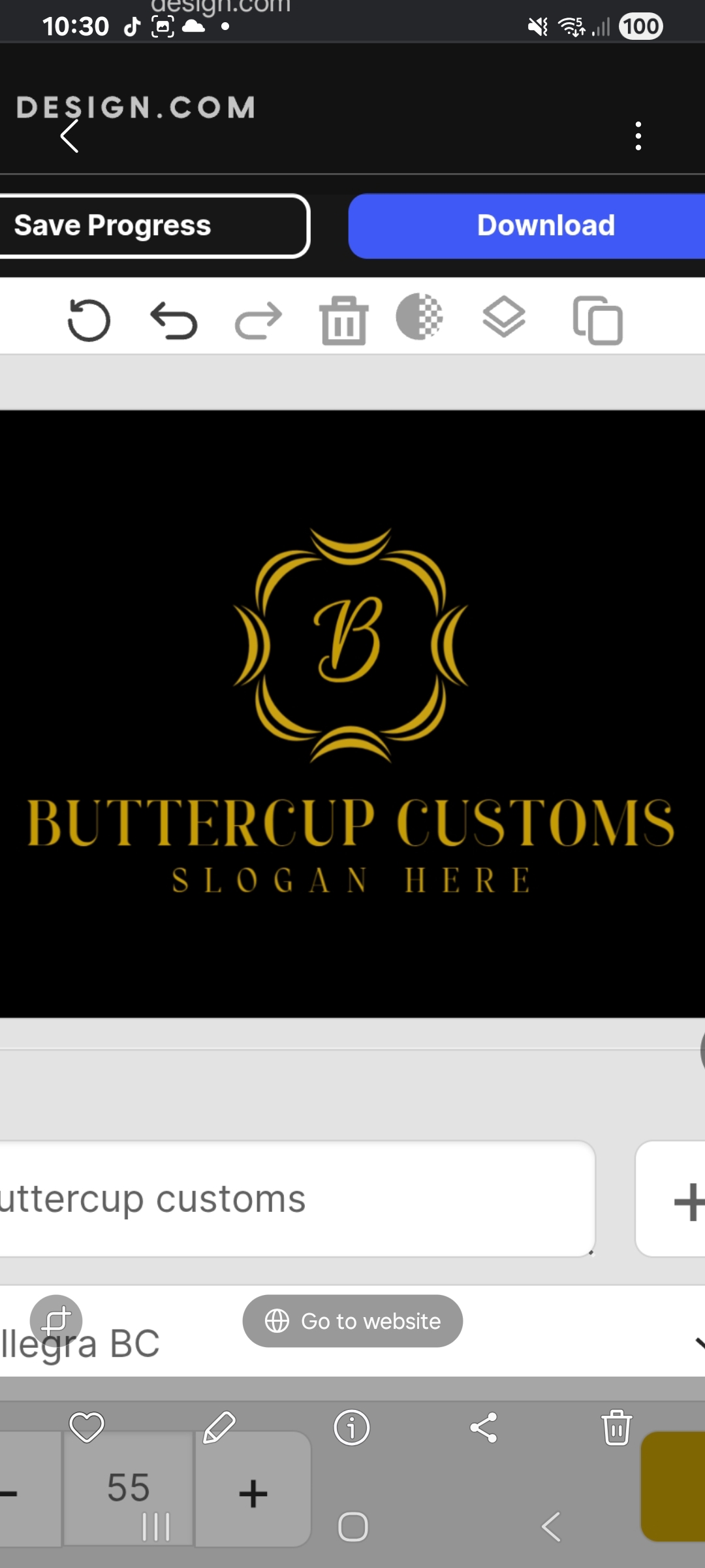 Buttercup-customs