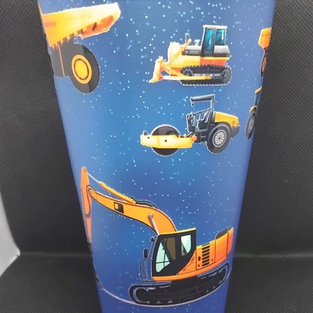 Glitter plastic cup