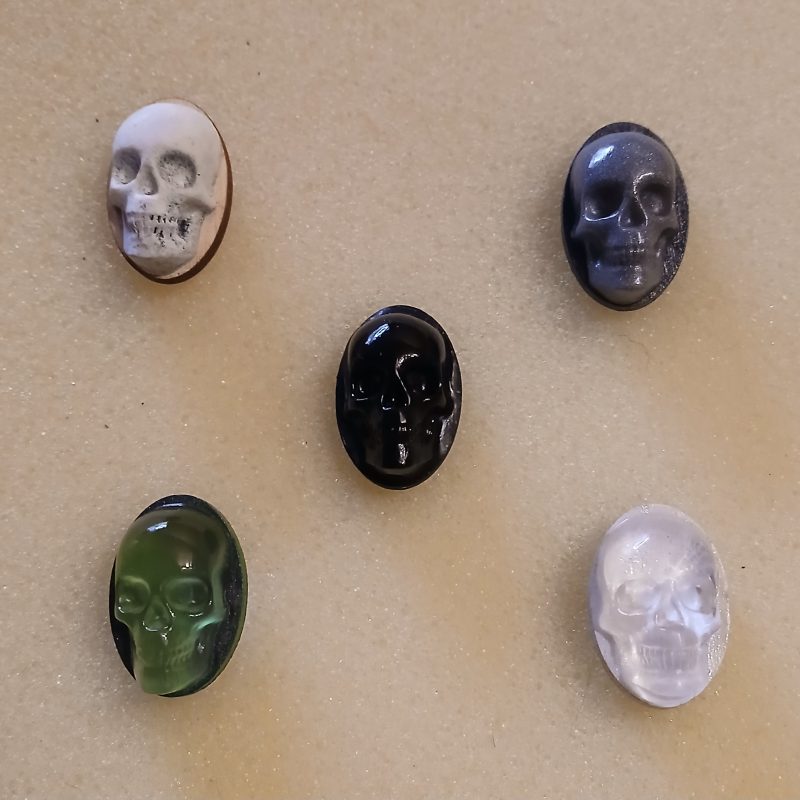 Skull Cufflinks | handmade jewellery | accessories | resin