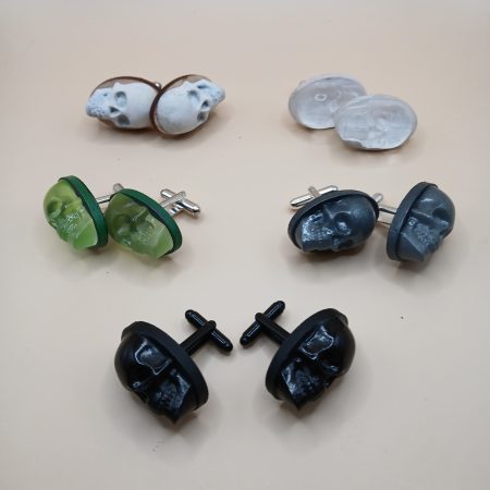 Skull Cufflinks | handmade jewellery | accessories | resin