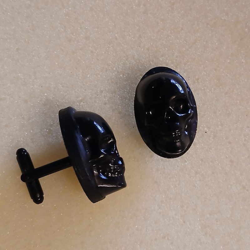 Skull Cufflinks | handmade jewellery | accessories | resin