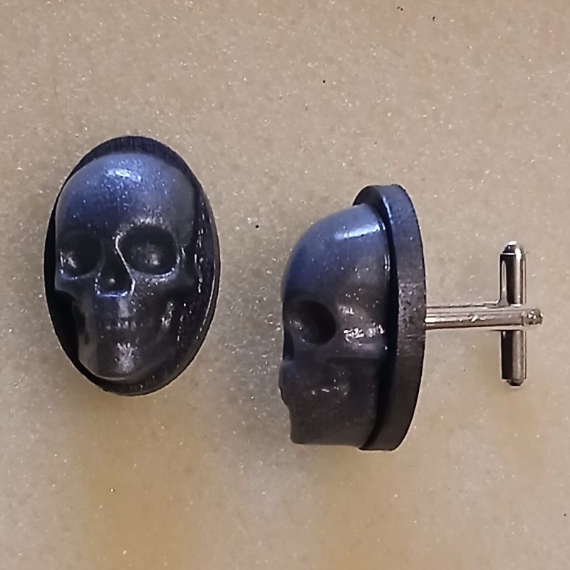 Skull Cufflinks | handmade jewellery | accessories | resin