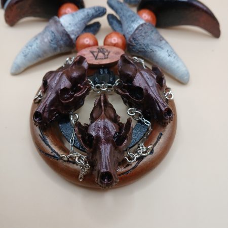 Arcane Artefacts - Hellhound's Bane | resin pendant | Fang, Claw, Skull | LARP, cosplay, theatre