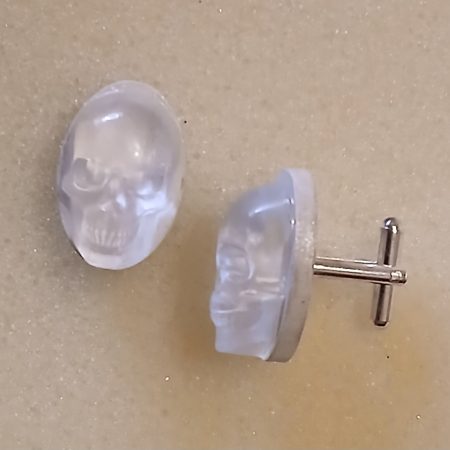 Skull Cufflinks | handmade jewellery | accessories | resin