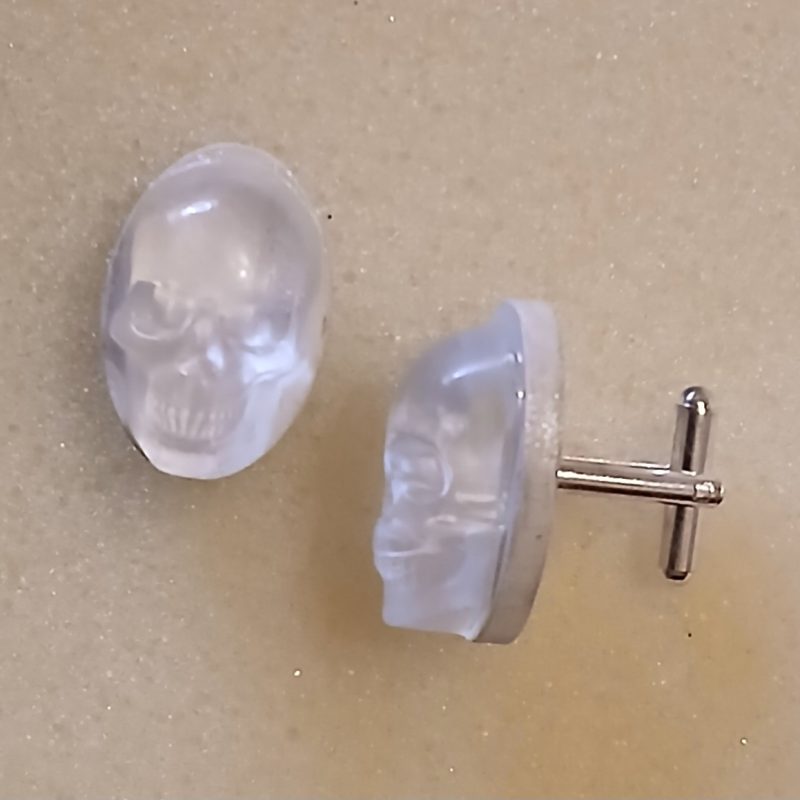 Skull Cufflinks | handmade jewellery | accessories | resin