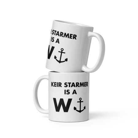 Funny Anti Starmer Mug – Political Satire Gift, Anchor Joke Coffee Cup