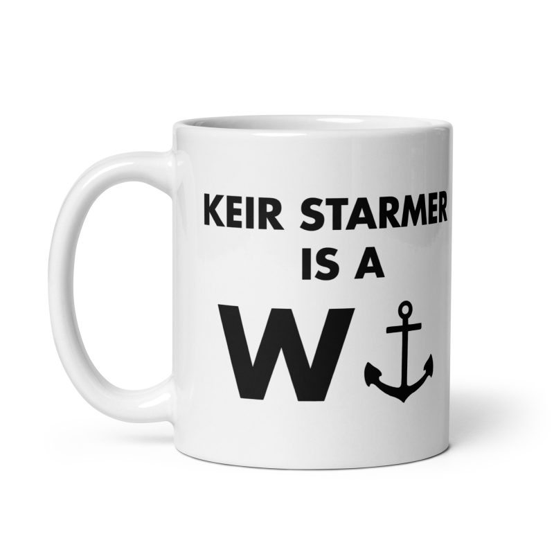 Funny Anti Starmer Mug – Political Satire Gift, Anchor Joke Coffee Cup