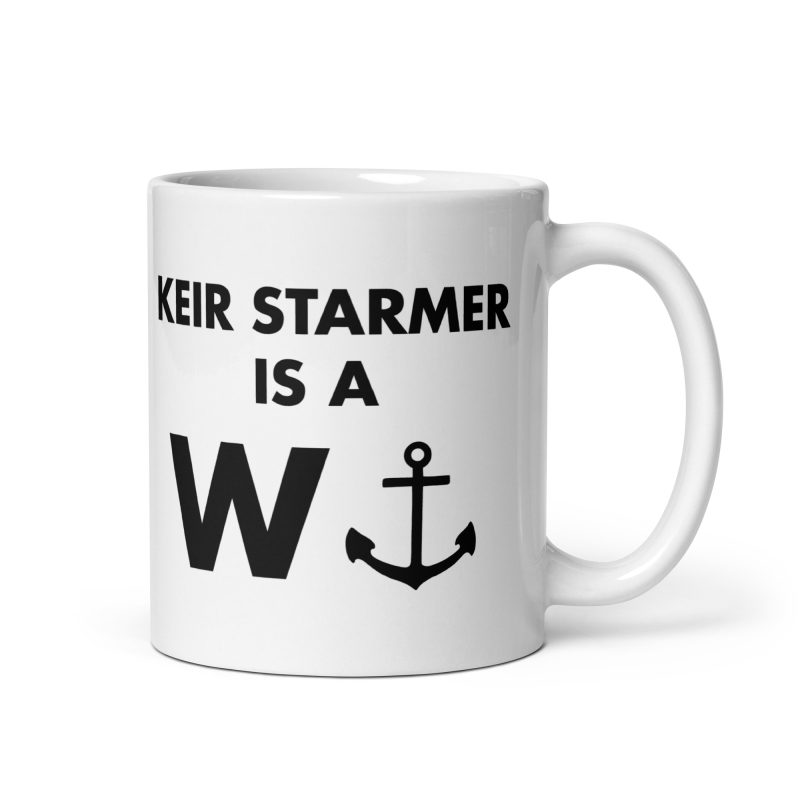 Funny Anti Starmer Mug – Political Satire Gift, Anchor Joke Coffee Cup