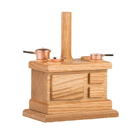 Aga Stove Incense Cone Burner (Oak)