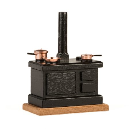 Aga Stove Incense Cone Burner (Black)