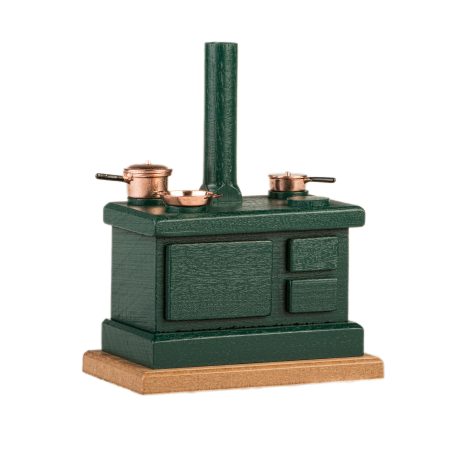 Aga Stove Incense Cone Burner (Green)