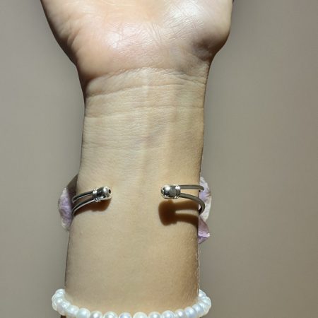 Handmade Orchid Flower Bracelet | Real Preserved Flower Jewelry | Nature Inspired Gift