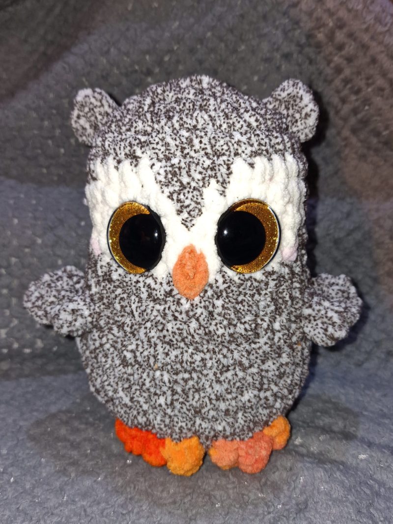 🤍🦉Crocheted Baby Owl – A Magical Little Friend 🦉🤍