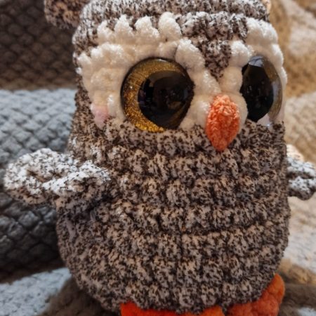 🤍🦉Crocheted Baby Owl – A Magical Little Friend 🦉🤍