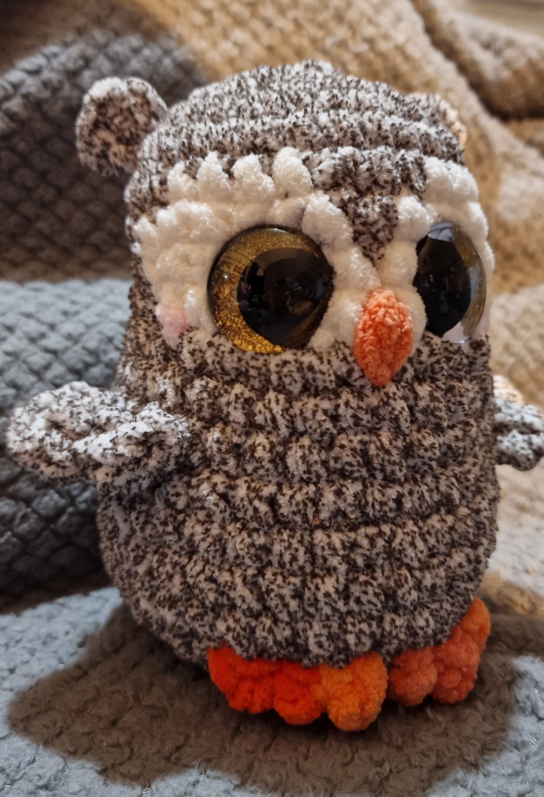 🤍🦉Crocheted Baby Owl – A Magical Little Friend 🦉🤍