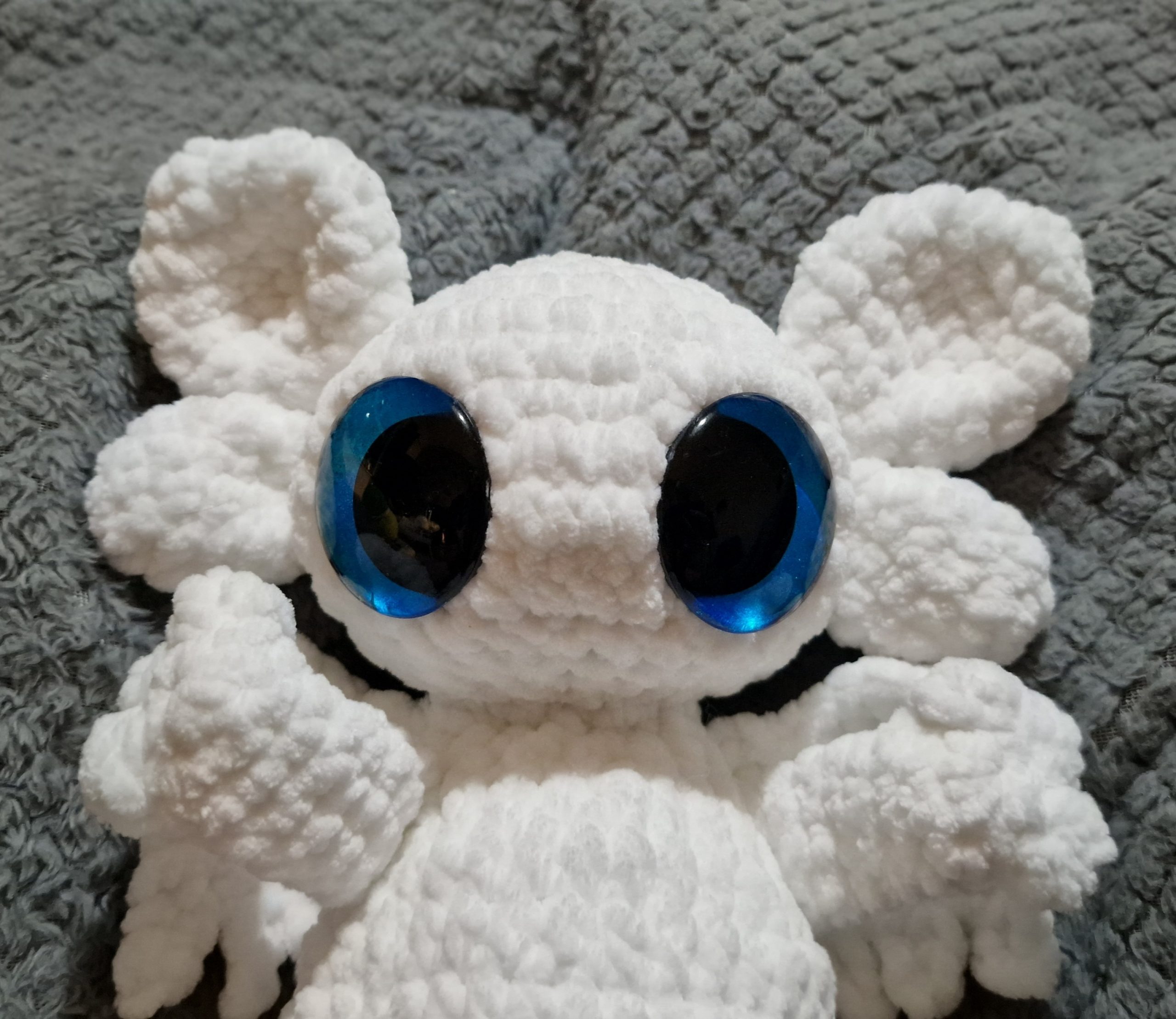 Crocheted Dragon Snuggler, Handmade Dragon Plush