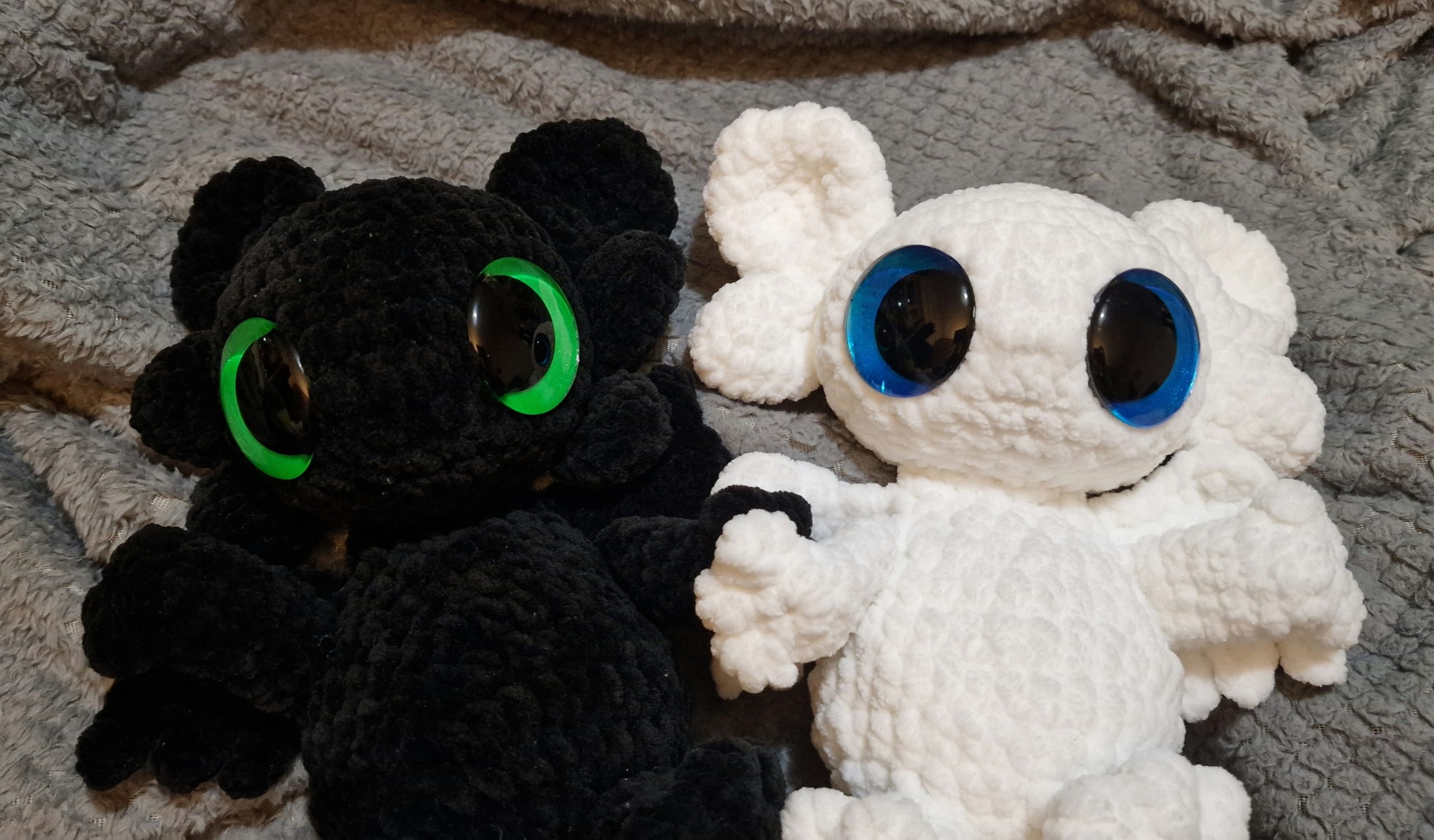 Crocheted Dragon Snuggler, Handmade Dragon Plush