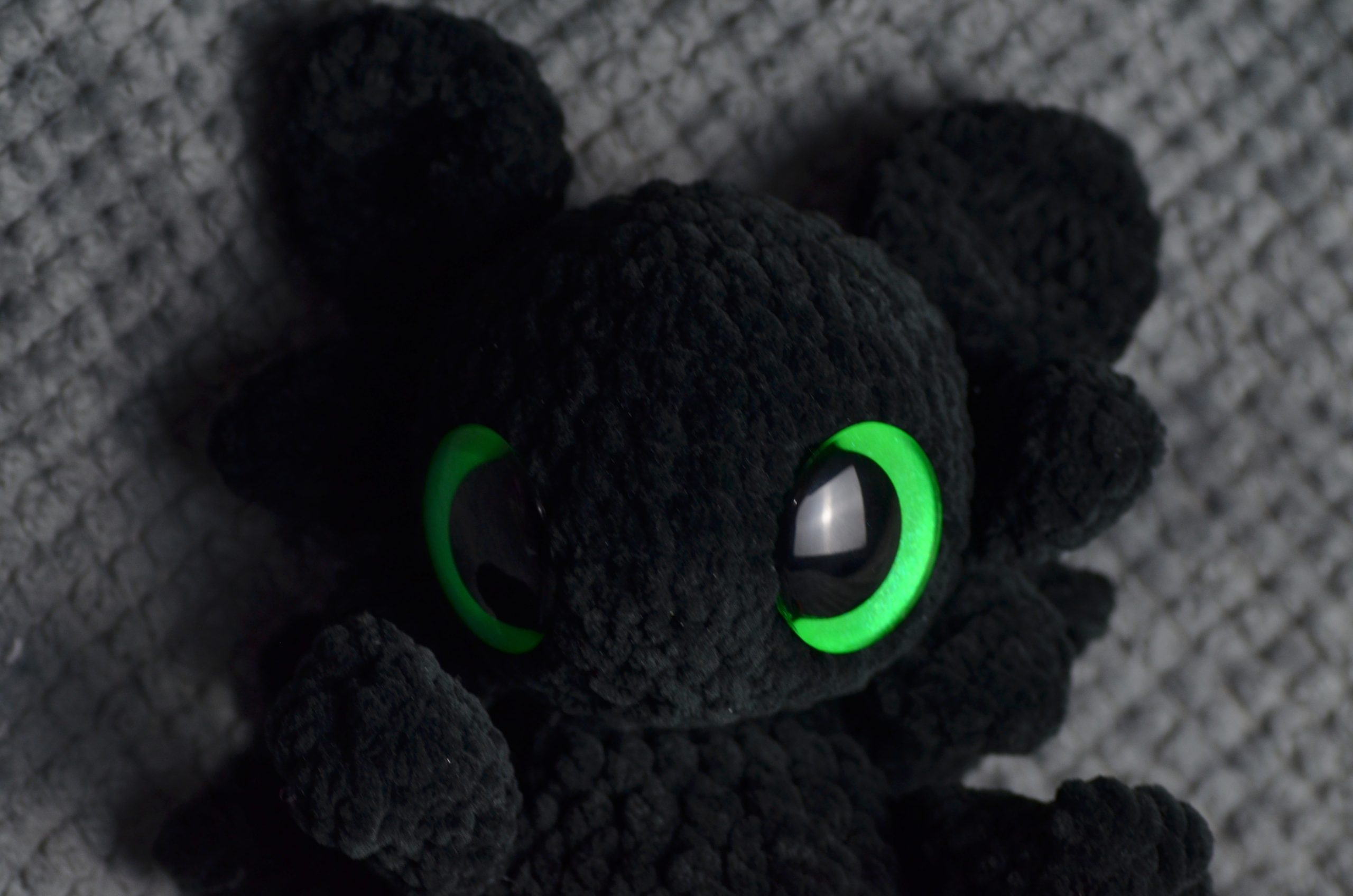 Crocheted Dragon Snuggler, Handmade Dragon Plush
