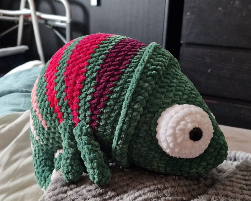 Skittles, the Colourful Chameleon - soft, cute plush, multiple colours avaliable