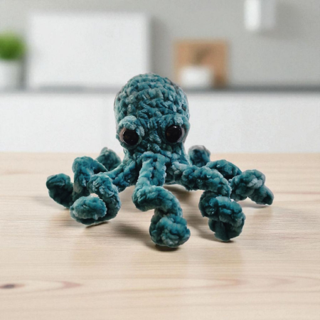 Marble, the Octopus, crocheted soft toy/decoration, multiple colours available