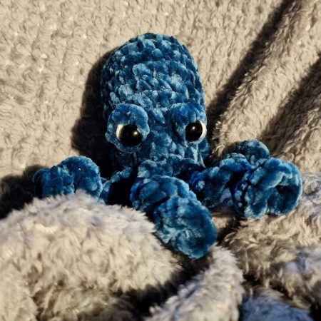 Marble, the Octopus, crocheted soft toy/decoration, multiple colours available