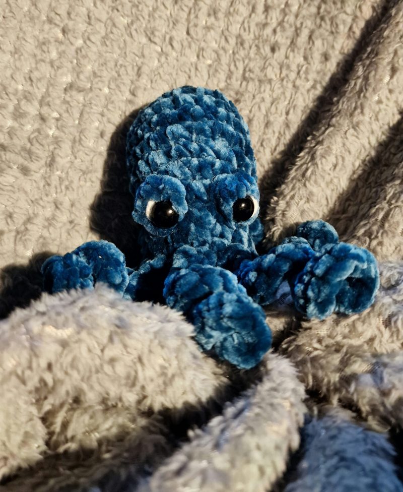 Marble, the Octopus, crocheted soft toy/decoration, multiple colours available
