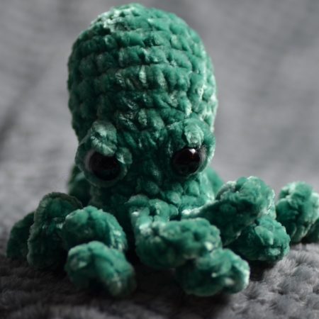 Marble, the Octopus, crocheted soft toy/decoration, multiple colours available