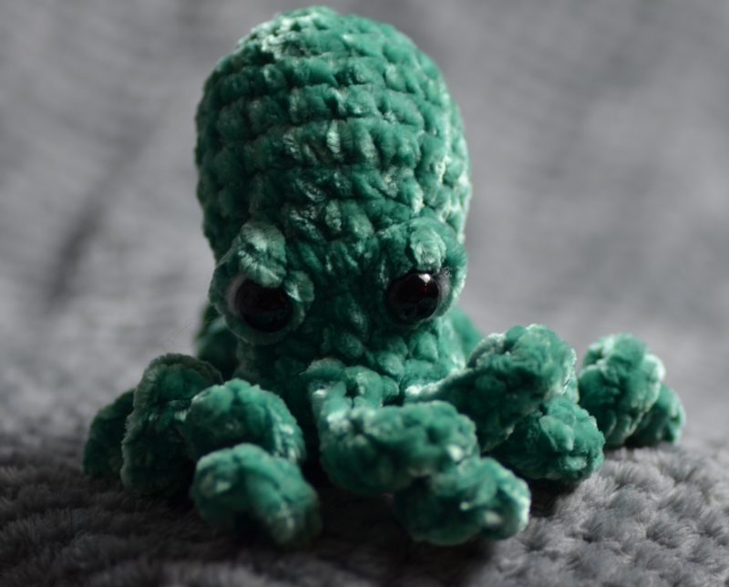 Marble, the Octopus, crocheted soft toy/decoration, multiple colours available