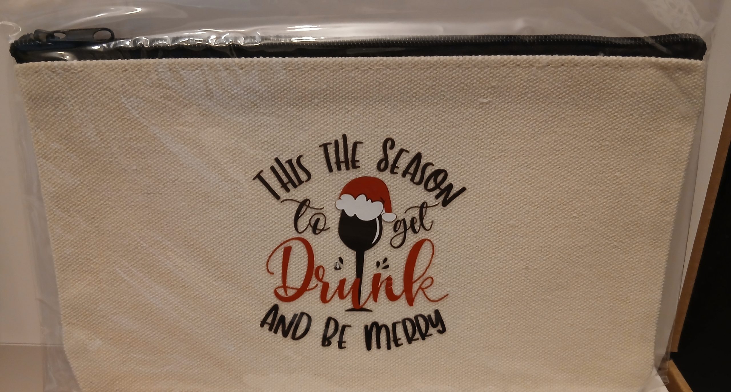 Drink and be merry pencil case