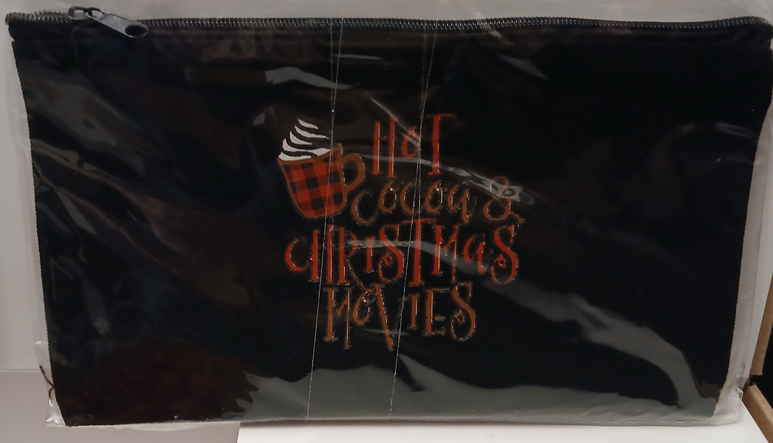 Hot cocoa & Christmas movies pencil case