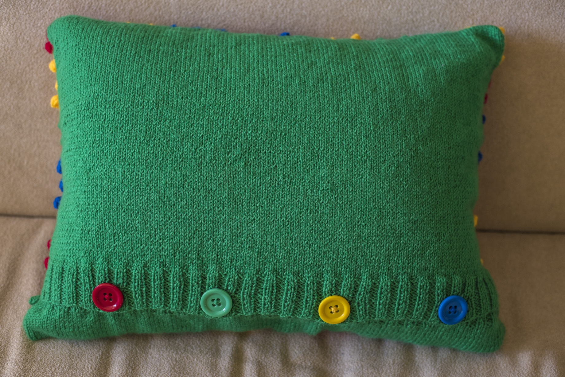 Building Blocks Inspired Cushion Cover