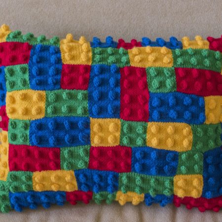 Building Blocks Inspired Cushion Cover