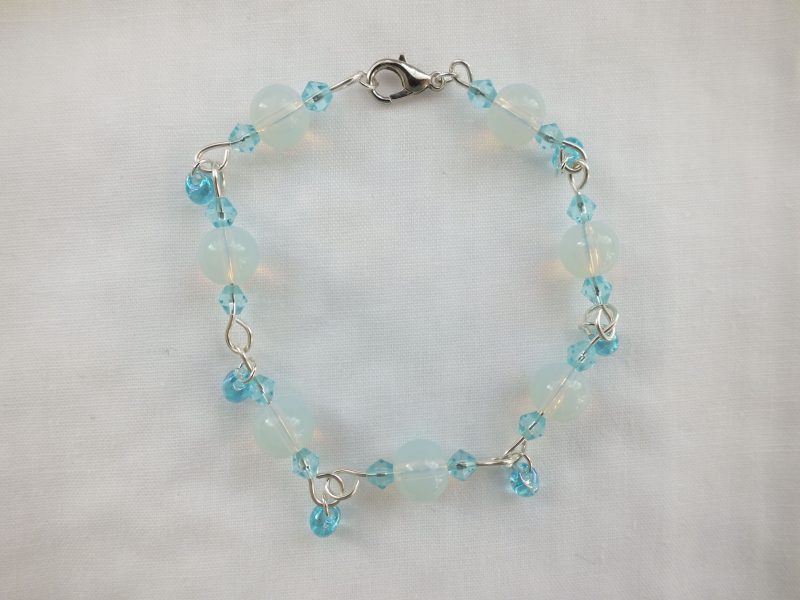 Sterling Silver Moonstone 'Ice' Bracelet
