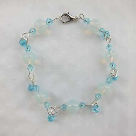 Sterling Silver Moonstone 'Ice' Bracelet