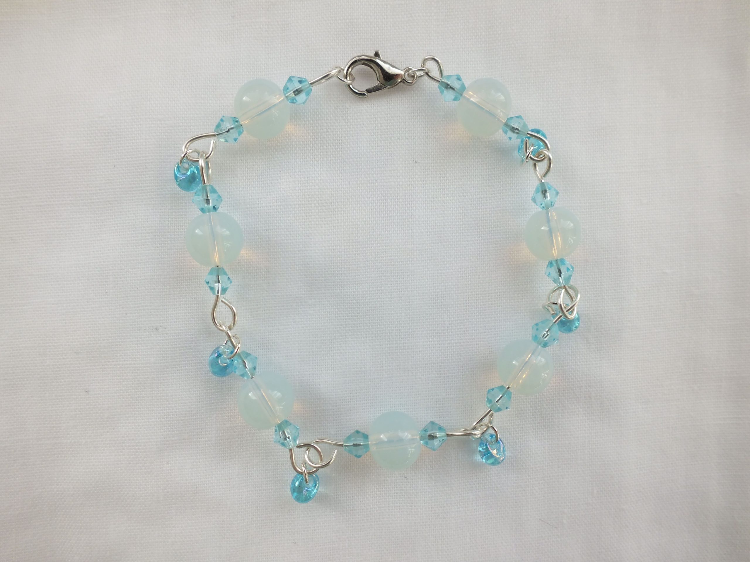 Sterling Silver Moonstone 'Ice' Bracelet